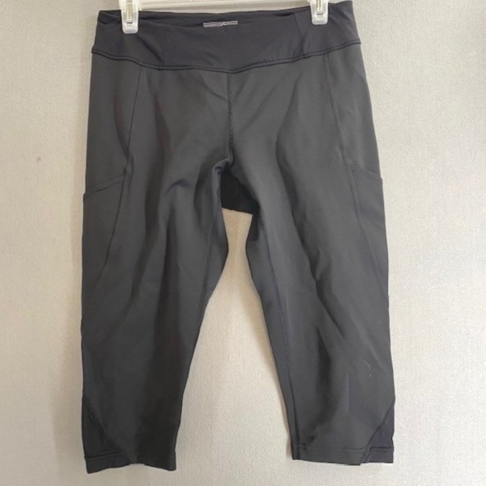 Patagonia Women's Medium Fina Rock Crop Tights Black Athletic Leggings